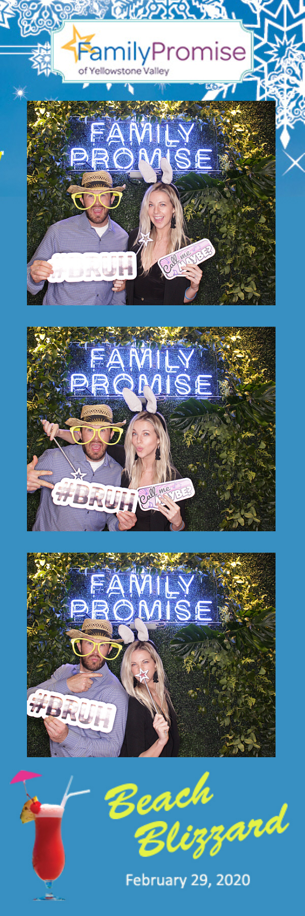 Beach Blizzard Party for a Promise- A Toast To 15 Years! | View more photos from the event at gallery.photoboothbillings.com/u/PhotoBoothBillings/Beach-Blizzard-Party-for-a-Promise-A-Toast-To-15-Years